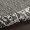 Nourison Garden Party Grey Runner 22 X 76 Area Rug 805-141191 Thumb 2