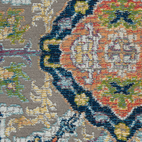 Nourison Global Vintage Grey 53 X 76 Area Rug 805-141215 Image 5