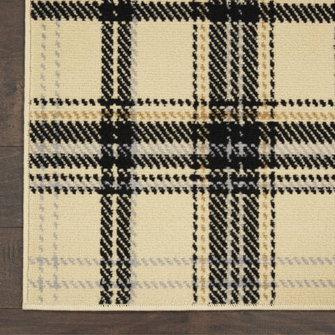 Nourison Grafix Beige 39 X 59 Area Rug 805-141220 Image 1