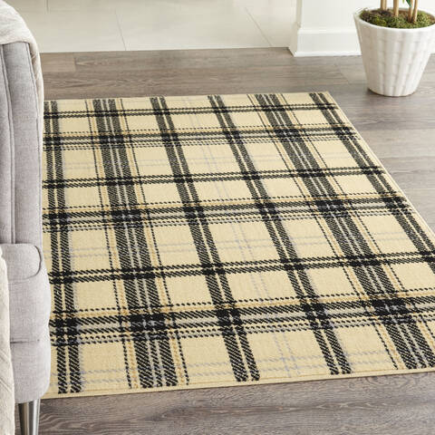 Nourison Grafix Beige 39 X 59 Area Rug 805-141220 Image 3
