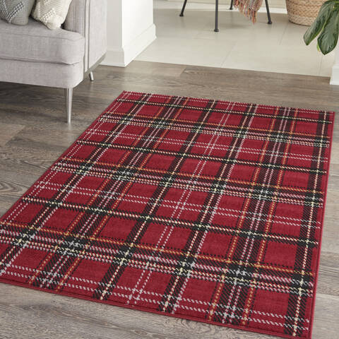 Nourison Grafix Red 39 X 59 Area Rug 805-141221 Image 3