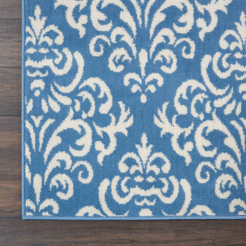 Nourison Grafix Blue 39 X 59 Area Rug 805-141222 Image 1