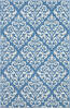 Nourison Grafix Blue 39 X 59 Area Rug  805-141222 Thumb 0