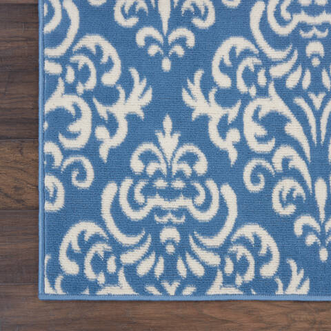 Nourison Grafix Blue 60 X 90 Area Rug 805-141224 Image 1