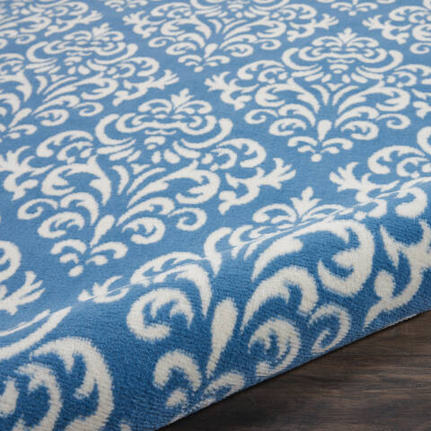 Nourison Grafix Blue 60 X 90 Area Rug 805-141224 Image 2