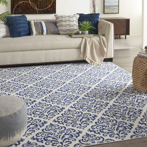 Nourison Grafix White 70 X 100 Area Rug 805-141226 Image 3