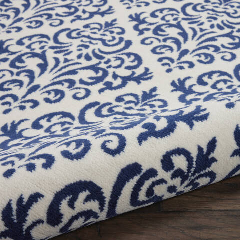 Nourison Grafix White Round 53 X 53 Area Rug 805-141228 Image 2