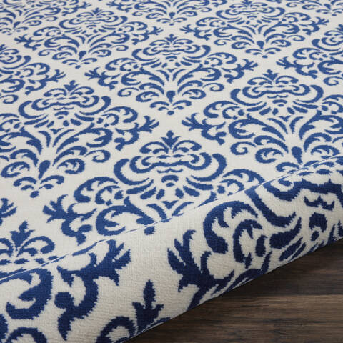 Nourison Grafix White Round 80 X 80 Area Rug 805-141230 Image 2