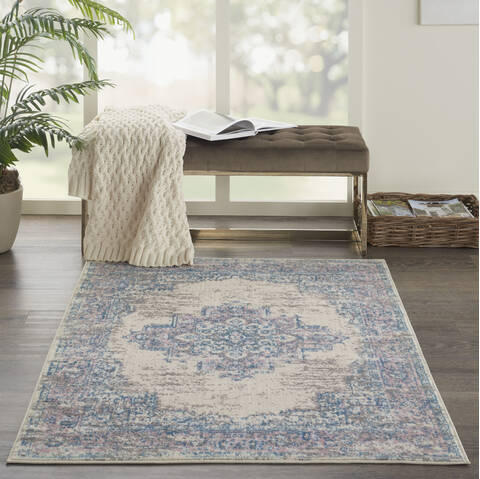 Nourison Grafix Beige 30 X 50 Area Rug 805-141233 Image 3