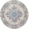 Nourison Grafix Beige Round 40 X 40 Area Rug 805-141234 Thumb 0