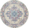 nourison_grafix_collection_beige_round_area_rug_141234