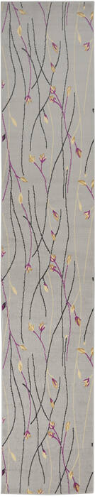 Nourison Grafix Grey Runner 23 X 100 Area Rug 805-141239 Image 0