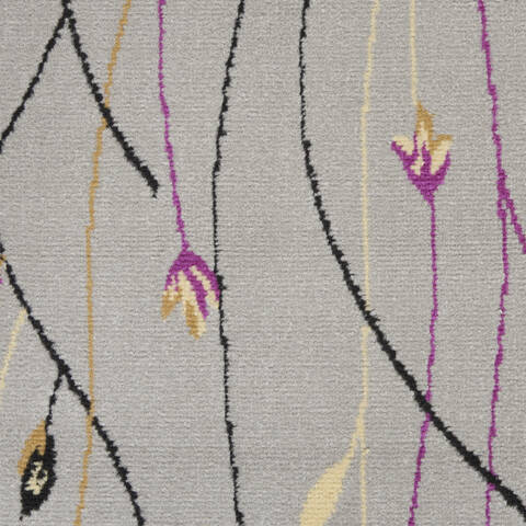 Nourison Grafix Grey 86 X 120 Area Rug 805-141247 Image 5