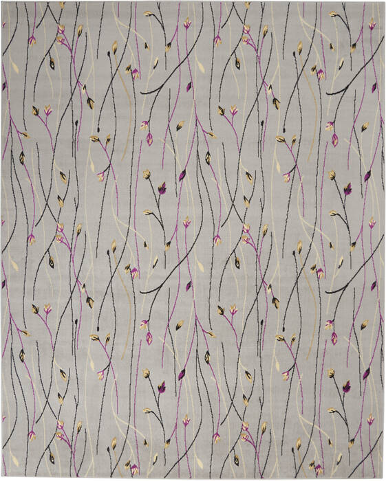 Nourison Grafix Grey 86 X 120 Area Rug 805-141247 Image 0