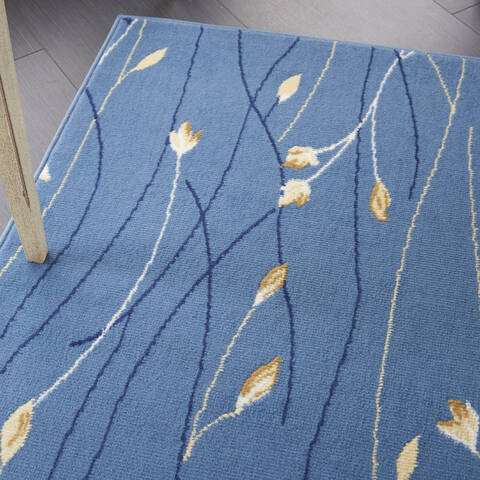 Nourison Grafix Blue 39 X 59 Area Rug 805-141250 Image 4