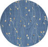 Nourison Grafix Blue Round 53 X 53 Area Rug 805-141252 Thumb 0