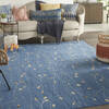 Nourison Grafix Blue 70 X 100 Area Rug  805-141254 Thumb 3