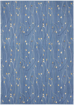 Nourison Grafix Blue 7'0" X 10'0" Area Rug  805-141254