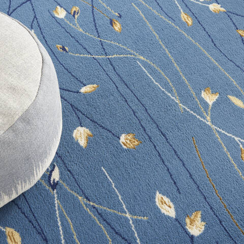 Nourison Grafix Blue 86 X 120 Area Rug 805-141256 Image 4