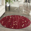 Nourison Grafix Red Round 40 X 40 Area Rug  805-141257 Thumb 3