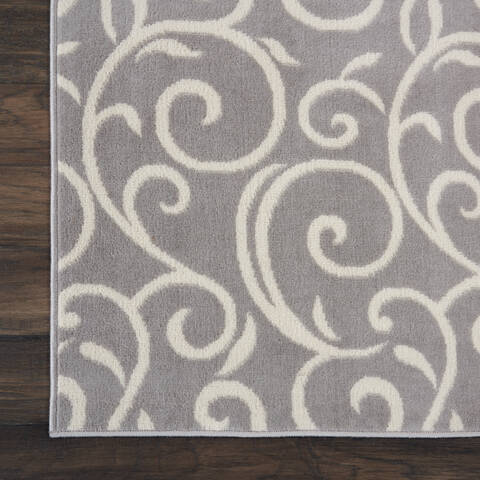 Nourison Grafix Grey 39 X 59 Area Rug 805-141261 Image 1