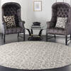 Nourison Grafix Grey Round 80 X 80 Area Rug 805-141264 Thumb 3