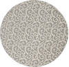 Nourison Grafix Grey Round 80 X 80 Area Rug  805-141264 Thumb 0