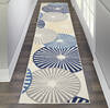 Nourison Grafix White Runner 23 X 120 Area Rug 805-141271 Thumb 3