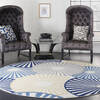 Nourison Grafix White Round 80 X 80 Area Rug  805-141276 Thumb 3