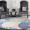 Nourison Grafix White Round 80 X 80 Area Rug  805-141276 Thumb 5