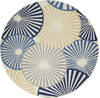 Nourison Grafix White Round 80 X 80 Area Rug 805-141276 Thumb 0