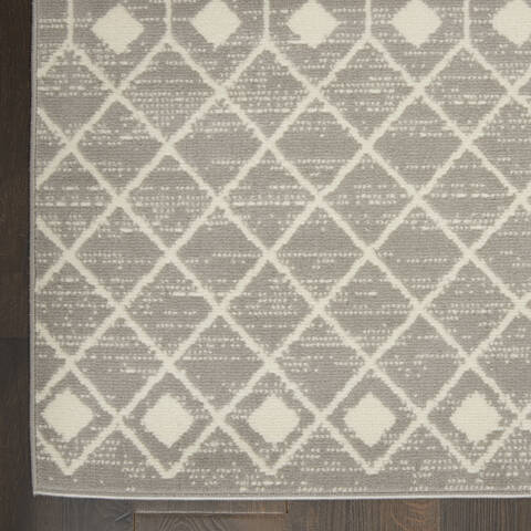 Nourison Grafix Grey 39 X 59 Area Rug 805-141279 Image 1
