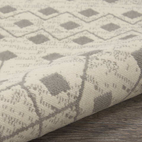 Nourison Grafix Beige Runner 23 X 120 Area Rug 805-141286 Image 2