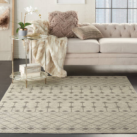 Nourison Grafix Beige 39 X 59 Area Rug 805-141288 Image 3