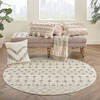 Nourison Grafix Beige Round 53 X 53 Area Rug 805-141290 Thumb 3