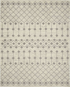 Nourison Grafix Beige Rectangle 8x10 ft Polypropylene Carpet 141292