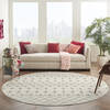 Nourison Grafix Beige Round 80 X 80 Area Rug 805-141293 Thumb 3
