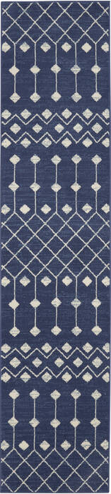 Nourison Grafix Blue Runner 23 X 120 Area Rug 805-141295 Image 0