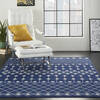 Nourison Grafix Blue 39 X 59 Area Rug  805-141297 Thumb 3