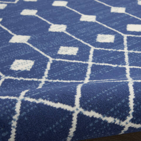 Nourison Grafix Blue 60 X 90 Area Rug 805-141300 Image 2