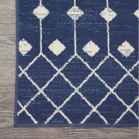 Nourison Grafix Blue 710 X 910 Area Rug 805-141301 Image 1