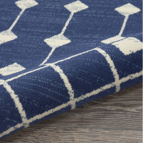 Nourison Grafix Blue 710 X 910 Area Rug 805-141301 Image 2