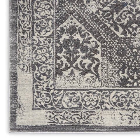Nourison Grand Expressions Grey Runner 22 X 76 Area Rug 805-141303 Image 3