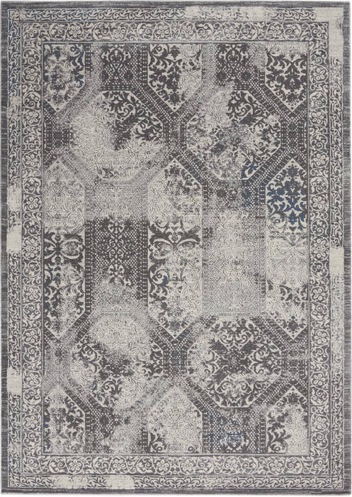 Nourison Grand Expressions Grey 53 X 73 Area Rug 805-141304 Image 0