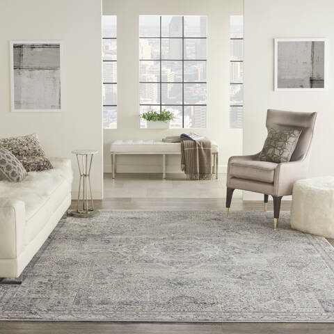 Nourison Grand Expressions Grey 90 X 120 Area Rug 805-141310 Image 3