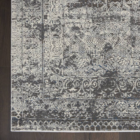 Nourison Grand Expressions Grey Runner 22 X 76 Area Rug 805-141311 Image 1