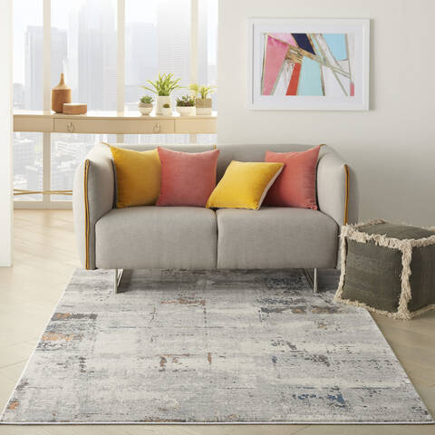 Nourison Grand Expressions Grey 53 X 73 Area Rug 805-141316 Image 3