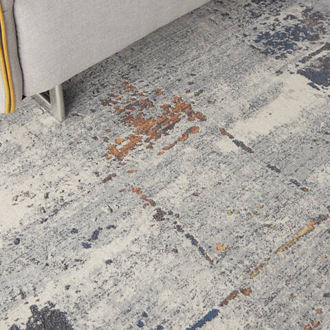 Nourison Grand Expressions Grey 53 X 73 Area Rug 805-141316 Image 4