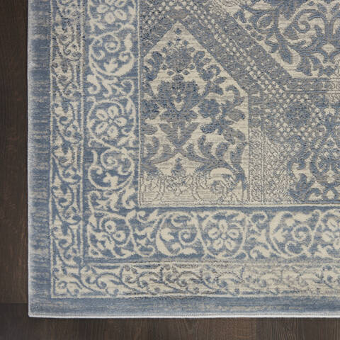 Nourison Grand Expressions Blue 53 X 73 Area Rug 805-141324 Image 1