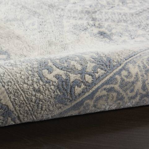 Nourison Grand Expressions Blue 90 X 120 Area Rug 805-141326 Image 2